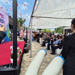 정사라 회장님_선 '안산호' 반달섬 입항 4번 사진